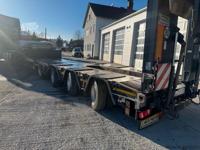 Remorque surbaissée GOLDHOFER STZ-L4 (245)A Radmulden Rampen ausziehbar