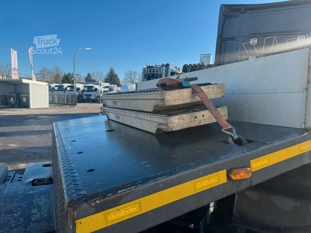 Remorque surbaissée GOLDHOFER STZ-L4 (245)A Radmulden Rampen ausziehbar