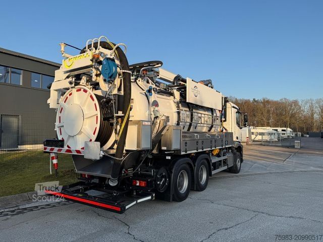 Camion-citerne à vide MERCEDES-BENZ AROCS 2548 L 6x4 / KROLL Wasserrückgewinner WRS1