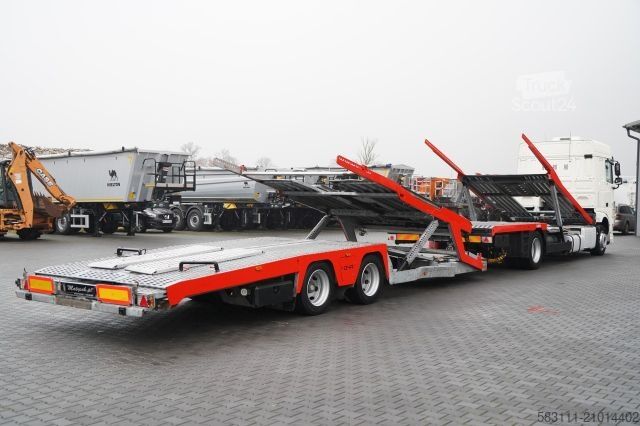 Autodraagtruck DAF XF 480 / LORA / LOHR / 16,5 M / 4 DOSTAWCZAKI /