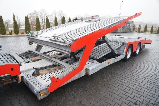 Autodraagtruck DAF XF 480 / LORA / LOHR / 16,5 M / 4 DOSTAWCZAKI /