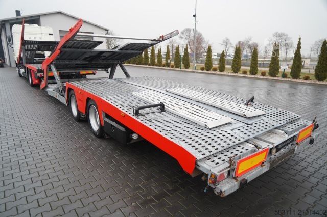 Autodraagtruck DAF XF 480 / LORA / LOHR / 16,5 M / 4 DOSTAWCZAKI /