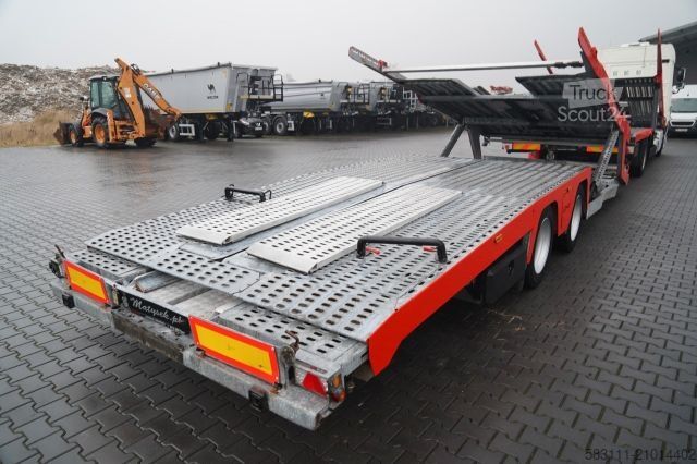 Autodraagtruck DAF XF 480 / LORA / LOHR / 16,5 M / 4 DOSTAWCZAKI /