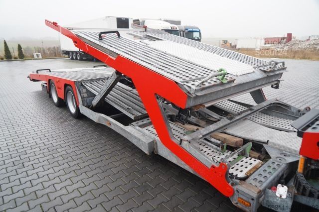 Autodraagtruck DAF XF 480 / LORA / LOHR / 16,5 M / 4 DOSTAWCZAKI /