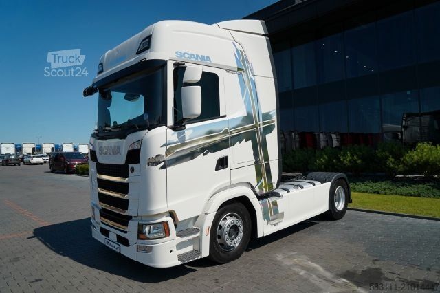 Standardní tahač SCANIA S 500 / RETARDER / FULL AIRMATIC / OPONY 100% /