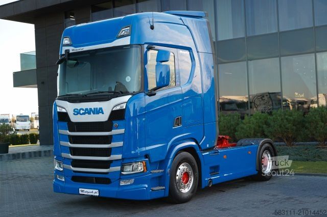 Standaard trekker SCANIA S 500 / RETARDER / I-PARK COOL / ALUFELGI
