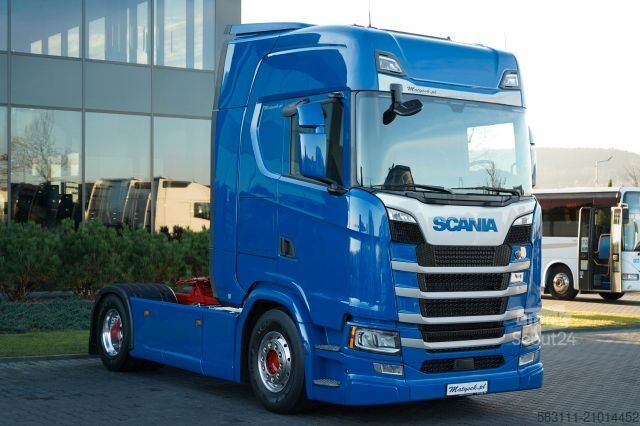 Standaard trekker SCANIA S 500 / RETARDER / I-PARK COOL / ALUFELGI