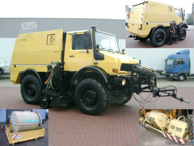 Camion à usage spécial Unimog AUGL Kehrmaschine KMU88H AUGL KMU88H, Kehrmaschinen-Aufbau