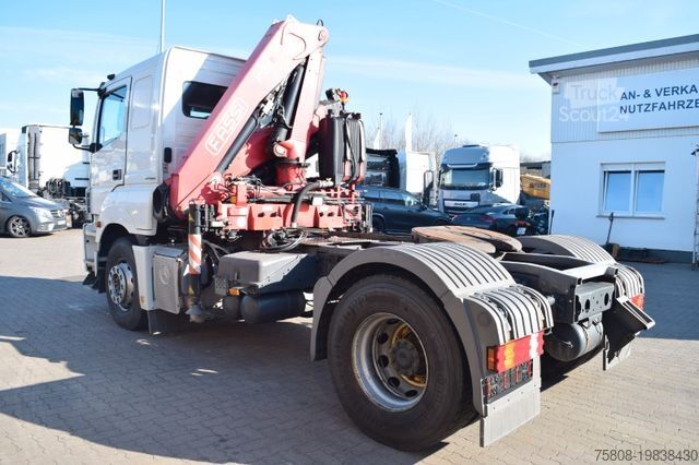 Standaard trekker MERCEDES-BENZ Axor 1843 4x2 SZM mit Kran Fassi 135A.0 Active