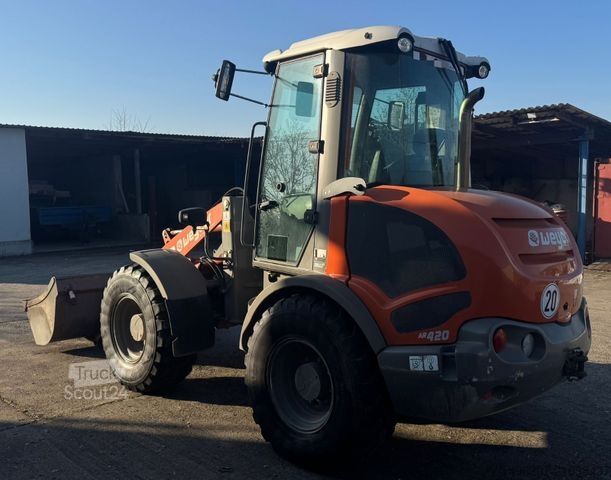 Pala gommata ATLAS Weycor AR 420 Palleten Gabel + Schaufel