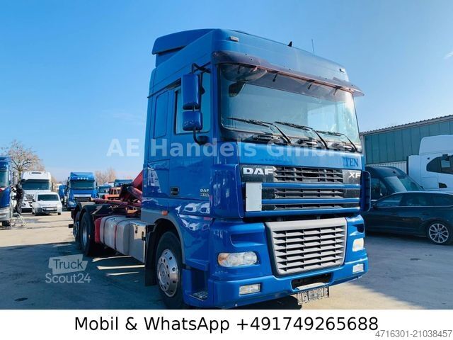 Haakarm vrachtwagen DAF XF95.530 SpaceCab 6x2 BL | VDL S21 | Retarder