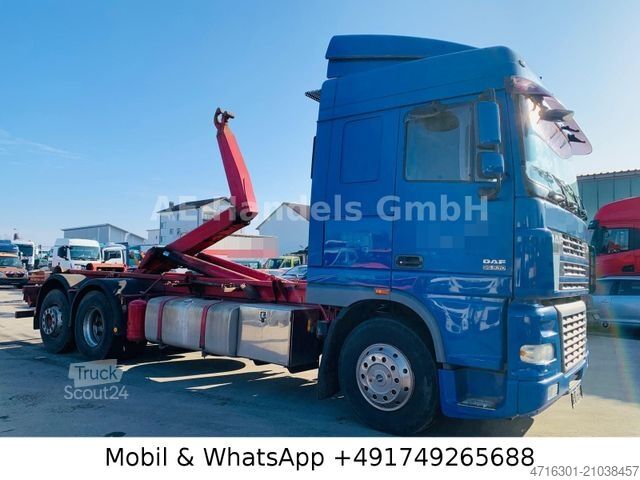 Haakarm vrachtwagen DAF XF95.530 SpaceCab 6x2 BL | VDL S21 | Retarder