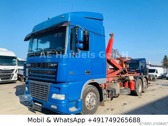 Haakarm vrachtwagen DAF XF95.530 SpaceCab 6x2 BL | VDL S21 | Retarder