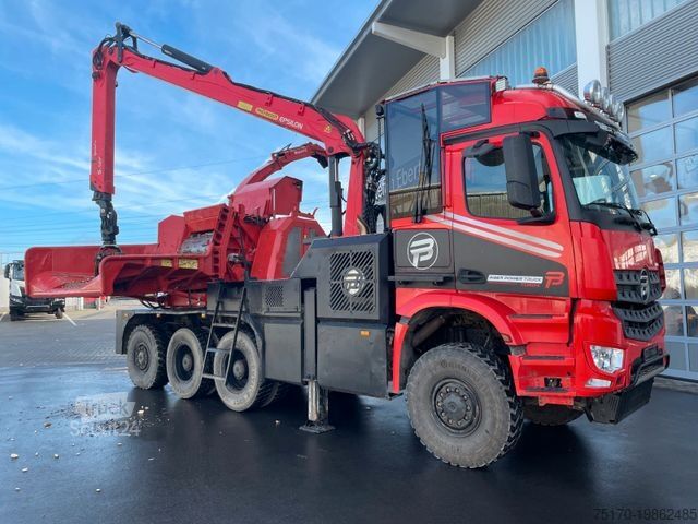 Spezial-LKW  TUROX 8x8 Eschlböck Biber 92 Holzhacker / 1.512h