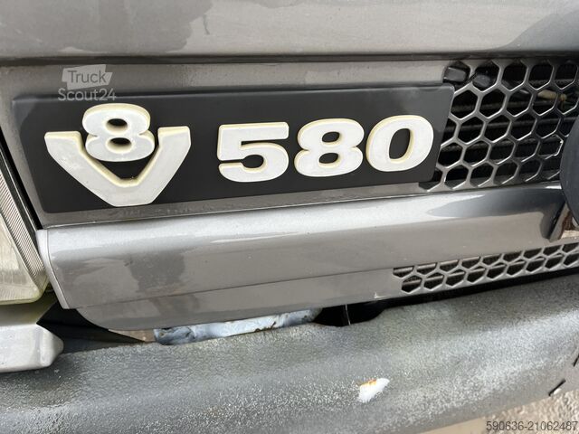 Standard tractor unit Scania 164 580, V8, 6x4, Full Steel, Klima,