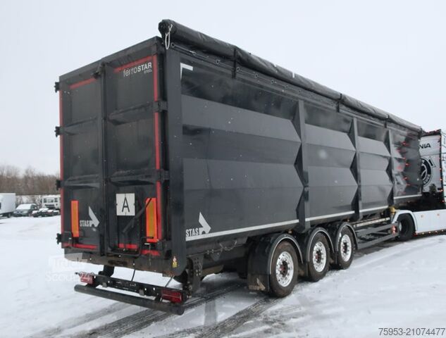 Напівпричіп-самоскид Stas S300CX Ferrostar Steel 86m³ 2x Liftachse
