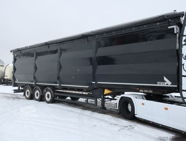 Напівпричіп-самоскид Stas S300CX Ferrostar Steel 86m³ 2x Liftachse