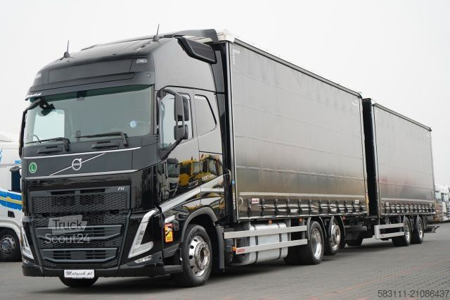 Φορτηγό τύπου τζάμπο VOLVO FH 500 /XXL / ZESTAW TANDEM PRZEJAZDOWY 120 M3 /