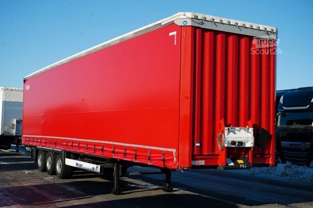 Ανοιχτό ημιρυμουλκούμενο με μουσαμά KRONE FIRANKA / MEGA / 2x O? PODNOSZONA /  DACH PODNOS