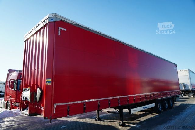 Ανοιχτό ημιρυμουλκούμενο με μουσαμά KRONE FIRANKA / MEGA / 2x O? PODNOSZONA /  DACH PODNOS