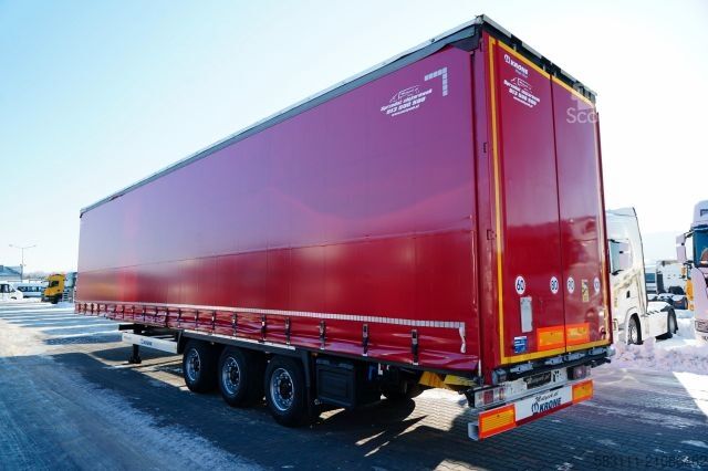 Ανοιχτό ημιρυμουλκούμενο με μουσαμά KRONE FIRANKA / MEGA / 2x O? PODNOSZONA /  DACH PODNOS