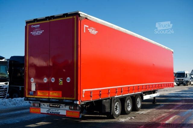 Ανοιχτό ημιρυμουλκούμενο με μουσαμά KRONE FIRANKA / MEGA / 2x O? PODNOSZONA /  DACH PODNOS