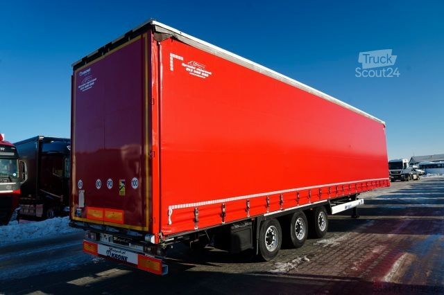 Ανοιχτό ημιρυμουλκούμενο με μουσαμά KRONE FIRANKA / MEGA / 2x O? PODNOSZONA /  DACH PODNOS