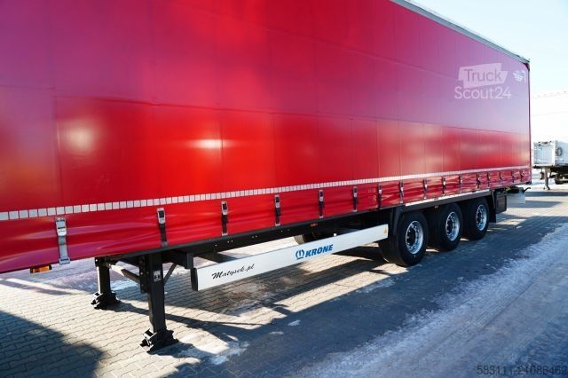 Ανοιχτό ημιρυμουλκούμενο με μουσαμά KRONE FIRANKA / MEGA / 2x O? PODNOSZONA /  DACH PODNOS