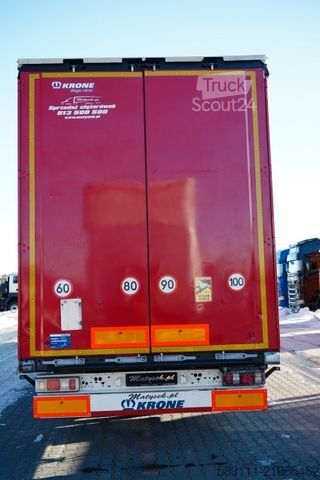 Ανοιχτό ημιρυμουλκούμενο με μουσαμά KRONE FIRANKA / MEGA / 2x O? PODNOSZONA /  DACH PODNOS