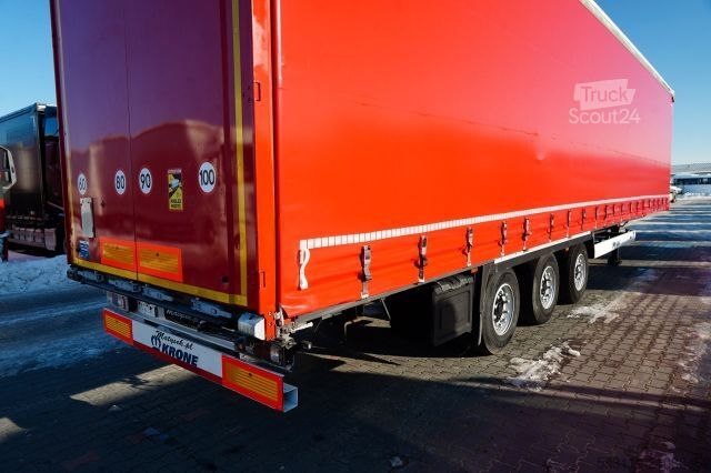 Ανοιχτό ημιρυμουλκούμενο με μουσαμά KRONE FIRANKA / MEGA / 2x O? PODNOSZONA /  DACH PODNOS