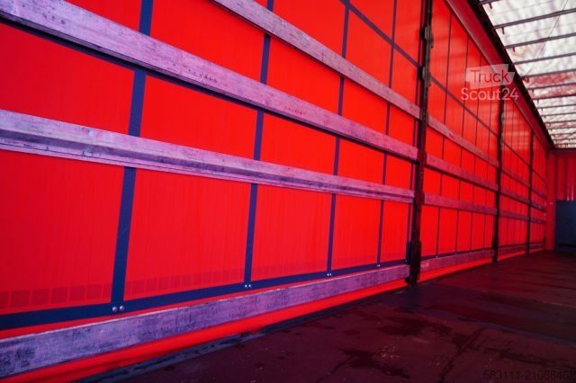 Ανοιχτό ημιρυμουλκούμενο με μουσαμά KRONE FIRANKA / MEGA / 2x O? PODNOSZONA /  DACH PODNOS