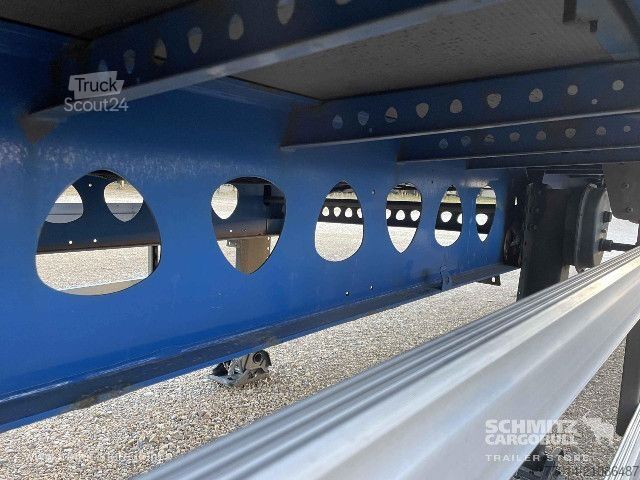 Open semitrailer with tarp Berger Curtainsider Mega