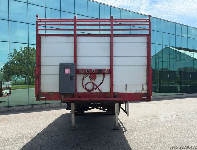Semiremorcă deschisă  Draco TXA 122 STUURAS 1045x249 CM BINNEN KLEPPEN