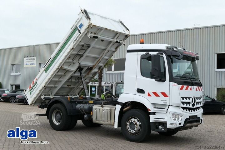 Tresidig tipplastbil MERCEDES-BENZ 1846 K Arocs 4x2, Meiller, Klima, Hydr., AHK