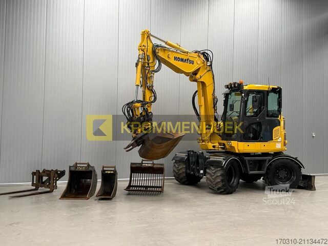 Τροχοφόρος εκσκαφέας Komatsu PW 98 MR-10