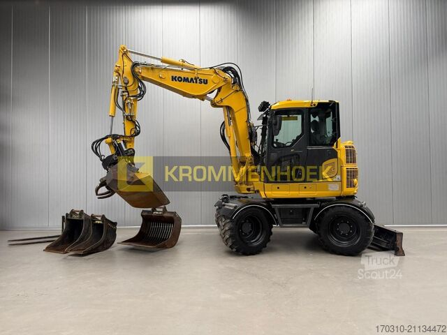 Τροχοφόρος εκσκαφέας Komatsu PW 98 MR-10