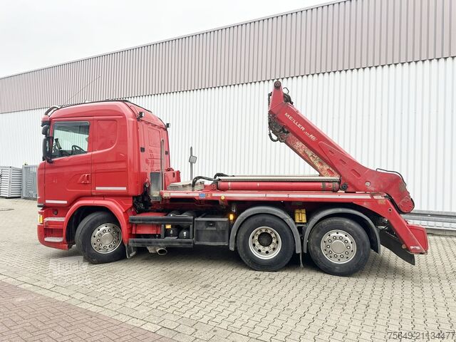 Camion benne Scania G 450 / 6x2/4 G 450 /6x2/4, Meiller AK 16 MTG, Funk, Teleskop