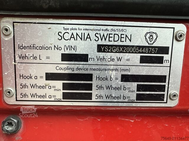 Camion benne Scania G 450 / 6x2/4 G 450 /6x2/4, Meiller AK 16 MTG, Funk, Teleskop