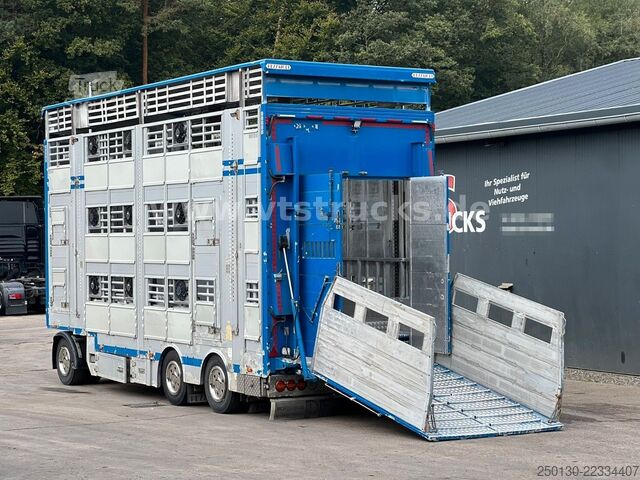 Hestetransporthenger PEZZIOLI RBA31 3.Stock Viehanhänger, Hubdach, Tränke