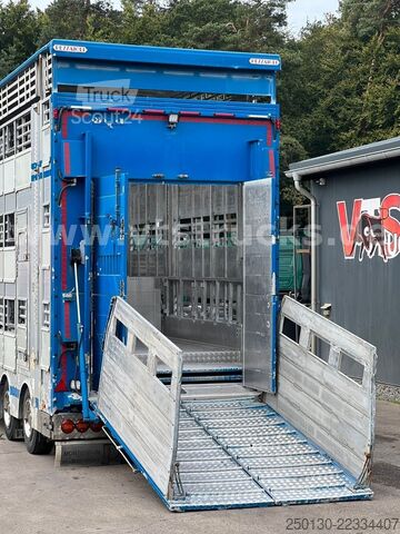 Hestetransporthenger PEZZIOLI RBA31 3.Stock Viehanhänger, Hubdach, Tränke