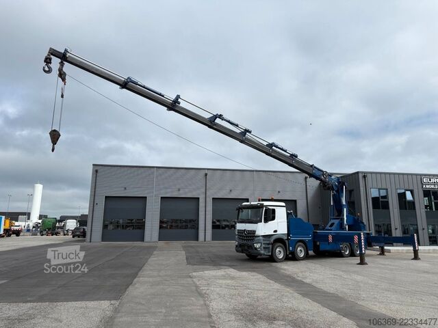 Kravas automašīnai uzstādīts celtnis MERCEDES-BENZ Arocs 4153 8x4 Crane / Grua MPG 220 TM7 Winch