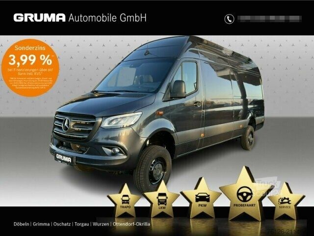 Panel van Mercedes-Benz Sprinter 419 CDI Superhoch 4x4 Allrad LED+NAVI+
