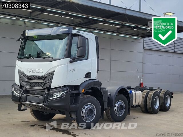 Važiuoklė su kabina Iveco X-Way 400 8X4 NEW! Full steel suspension Automa...