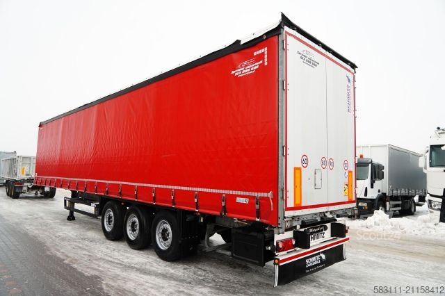 Atvira puspriekabė su tentu SCHMITZ CARGOBULL FIRANKA / STANDARD / PLANDEKA ZBROJONA 