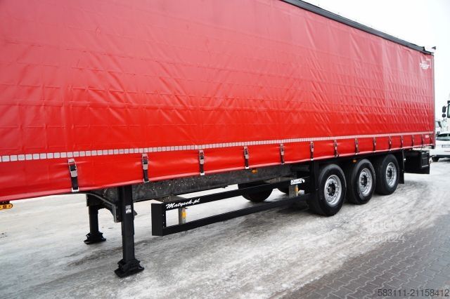 Atvira puspriekabė su tentu SCHMITZ CARGOBULL FIRANKA / STANDARD / PLANDEKA ZBROJONA 