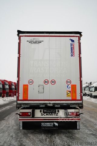 Atvira puspriekabė su tentu SCHMITZ CARGOBULL FIRANKA / STANDARD / PLANDEKA ZBROJONA 