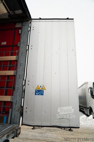 Atvira puspriekabė su tentu SCHMITZ CARGOBULL FIRANKA / STANDARD / PLANDEKA ZBROJONA 