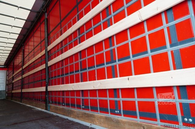 Atvira puspriekabė su tentu SCHMITZ CARGOBULL FIRANKA / STANDARD / PLANDEKA ZBROJONA 