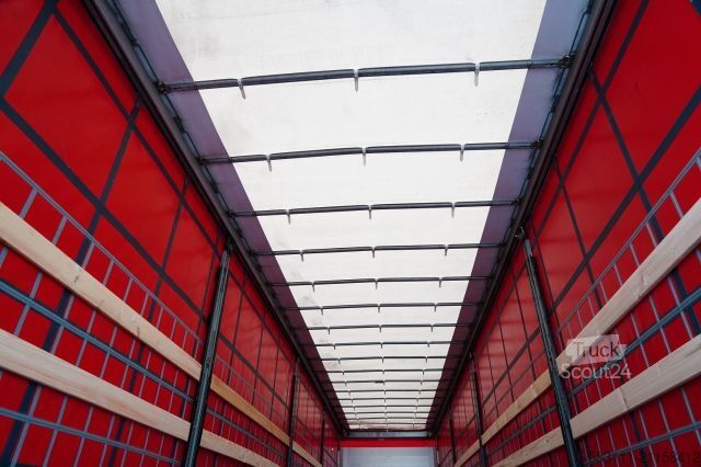 Atvira puspriekabė su tentu SCHMITZ CARGOBULL FIRANKA / STANDARD / PLANDEKA ZBROJONA 
