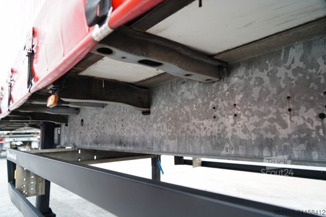 Atvira puspriekabė su tentu SCHMITZ CARGOBULL FIRANKA / STANDARD / PLANDEKA ZBROJONA 